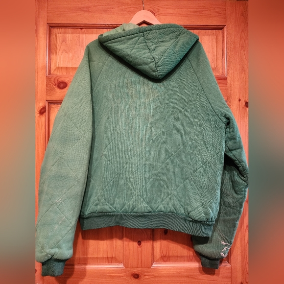 Vintage Thrashed John Deere Zip Sweatshirt - Picture 7 of 8